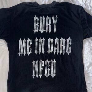 Darc Sport Black Tee with White Print